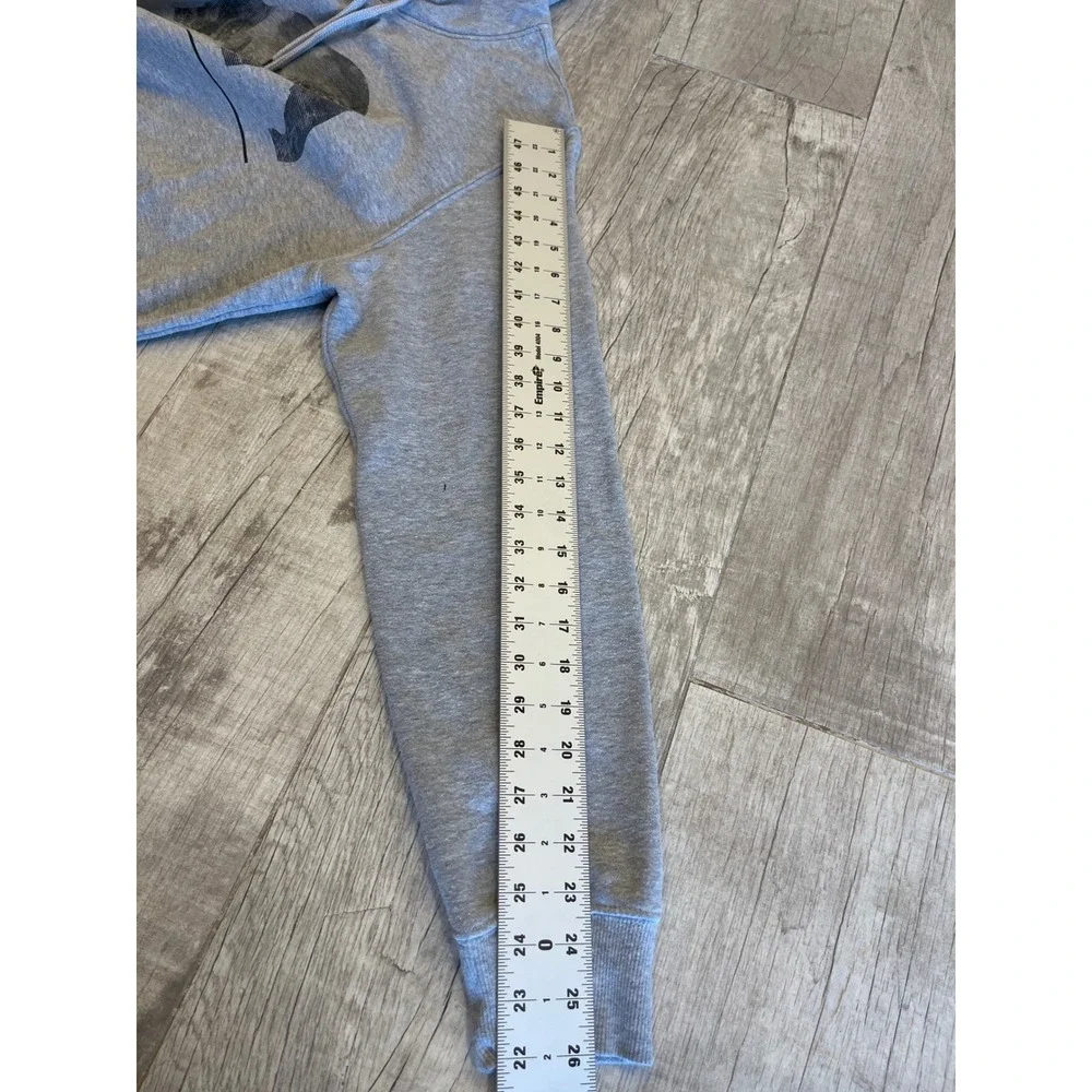 The North Face Mens Bear Mountain Graphic Hoodie Grey‎ Fleece Pullover Large